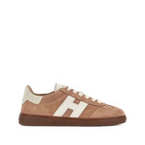 HOGAN Women's Casual Suede and Leather Sneakers Women Beige